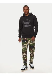 Adidas - adidas Bluza adicolor Outline Trefoil IU2373 Czarny Loose Fit. Kolor: czarny. Materiał: bawełna #2