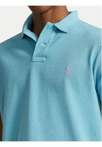 Polo Ralph Lauren Polo 710536856414 Błękitny Slim Fit. Typ kołnierza: polo. Kolor: niebieski. Materiał: bawełna #5