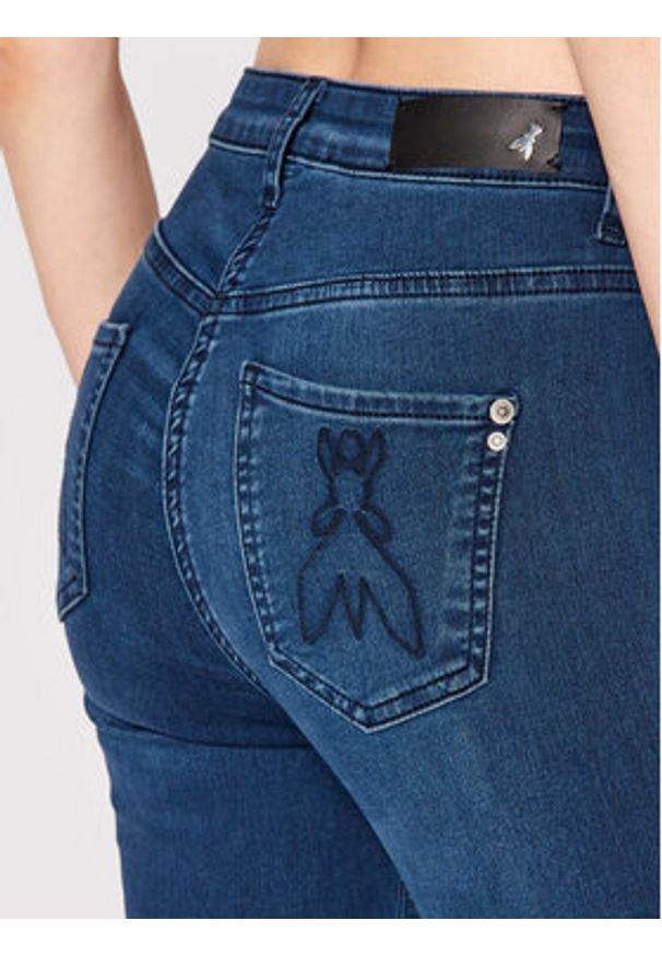 Patrizia Pepe Jeansy CP0509/D1HIB-C899 Granatowy Skinny Fit. Kolor: niebieski