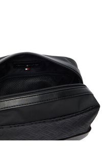 TOMMY HILFIGER - Tommy Hilfiger Kosmetyczka Th Nylon Jacquard Washbag AM0AM14508 Czarny. Kolor: czarny. Materiał: skóra #2
