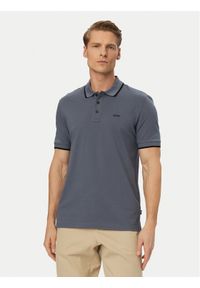 BOSS Polo Parlay 190 50494697 Niebieski Regular Fit. Typ kołnierza: polo. Kolor: niebieski. Materiał: bawełna #1
