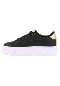 Buty do chodzenia damskie Puma Karmen Distressed. Zapięcie: sznurówki. Kolor: czarny, żółty, wielokolorowy. Materiał: materiał. Szerokość cholewki: normalna. Sport: turystyka piesza