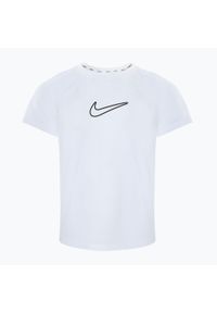 Koszulka dziecięca Nike One Dri-Fit. Kolor: biały. Technologia: Dri-Fit (Nike)