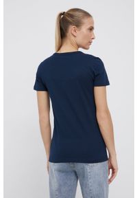 Rossignol T-shirt bawełniany kolor granatowy. Okazja: na co dzień. Kolor: niebieski. Materiał: bawełna. Wzór: nadruk. Styl: casual #4