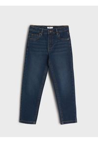 Sinsay - Jeansy - granatowy. Kolor: niebieski #1