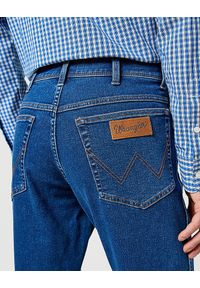 Wrangler - WRANGLER TEXAS SLIM MĘSKIE SPODNIE JEANSOWE JEANSY DŻINSY MIDNIGHT SHADOW 112358223 W12S017436