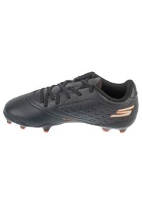 skechers - Buty piłkarskie korki chłopięce, Razor 1.5 Jr Youth FG. Kolor: czarny. Sport: piłka nożna
