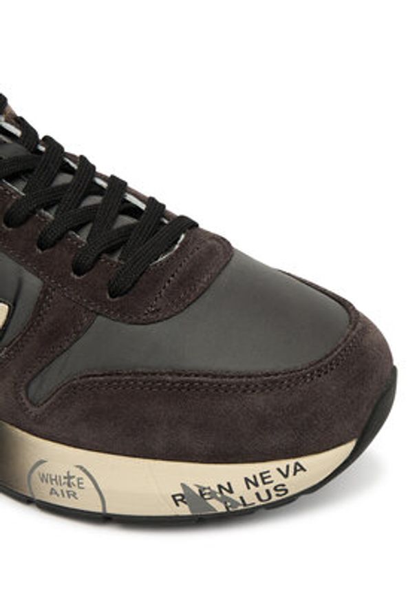 Premiata Sneakersy Mick Var 7719M Brązowy. Kolor: brązowy. Materiał: zamsz, skóra