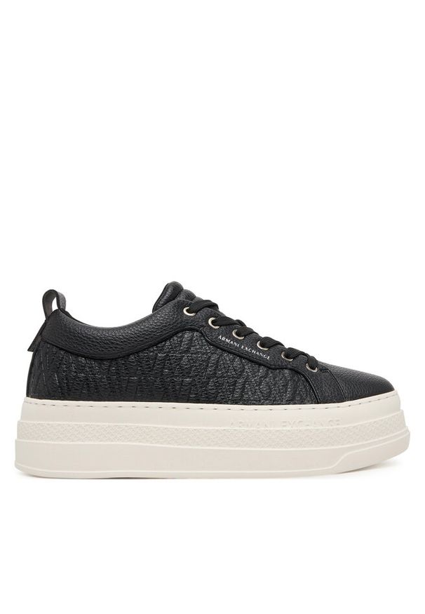 Sneakersy Armani Exchange. Kolor: czarny