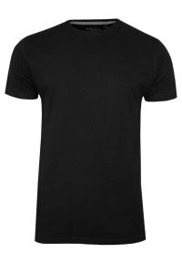 T-Shirt Czarny Bawełniany Męski Bez Nadruku -Brave Soul- Koszulka, Krótki Rękaw, Basic. Okazja: na co dzień. Kolor: czarny. Materiał: bawełna. Długość rękawa: krótki rękaw. Długość: krótkie. Sezon: lato, wiosna. Styl: casual