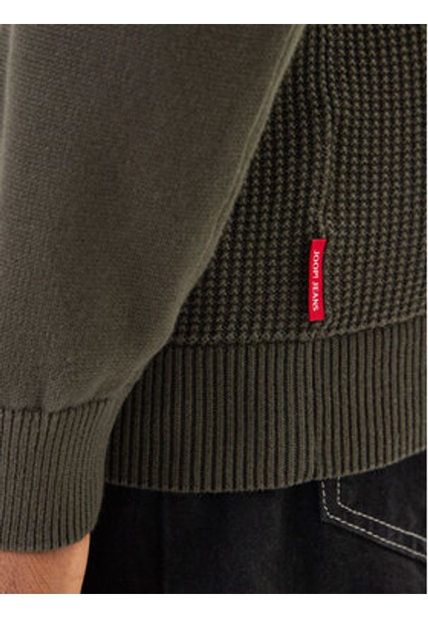 JOOP! Jeans Sweter 15 JJK-11Olivier 30047100 Zielony Modern Fit. Kolor: zielony. Materiał: bawełna
