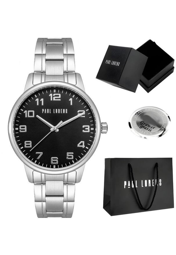 Zegarek Paul Lorens Zegarek męski GUARO-1C1 Z GRAWEREM