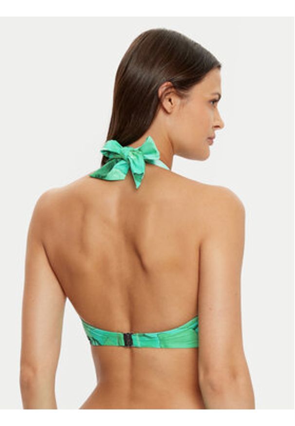 Seafolly Góra od bikini Secret Garden 33816-220 Zielony. Kolor: zielony. Materiał: syntetyk