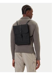 Rains Plecak Backpack Micro W3 13010 Czarny. Kolor: czarny. Materiał: materiał #5