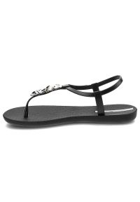 Czarne Sandały Ipanema Wodoodporne Sandały Damskie. Okazja: na spacer, na co dzień. Zapięcie: pasek. Kolor: czarny. Materiał: materiał, syntetyk. Wzór: aplikacja, motyw zwierzęcy. Sezon: lato. Styl: casual, elegancki #2