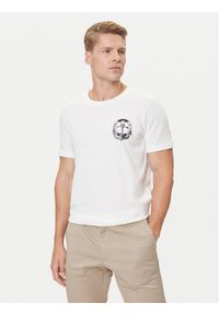 JOOP! Jeans T-Shirt 15 JJJ-28Alidor 30047014 Beżowy Modern Fit. Kolor: beżowy. Materiał: bawełna