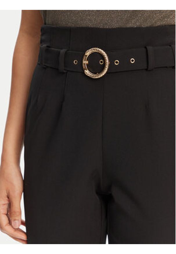 Just Cavalli Spodnie materiałowe 78PAA130 Czarny Slim Fit. Kolor: czarny. Materiał: syntetyk