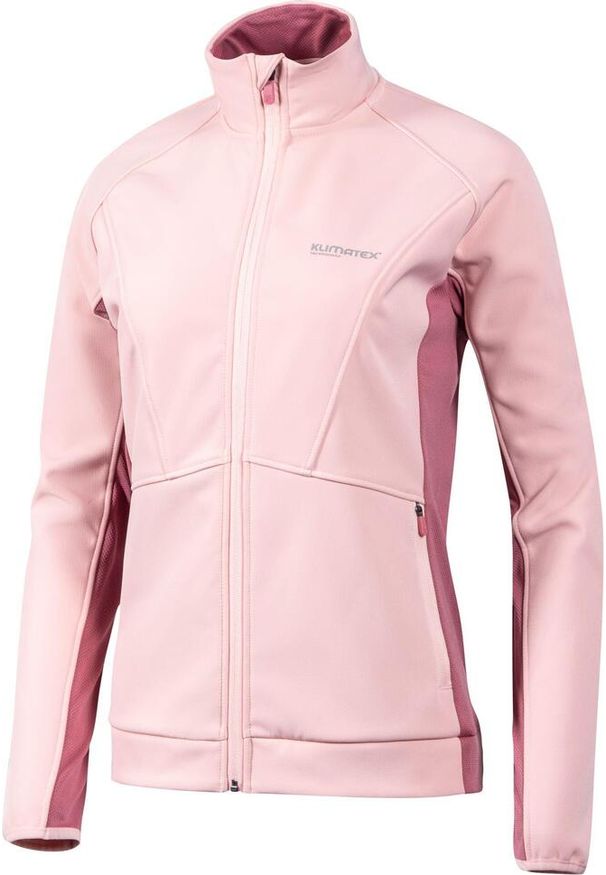 CLIMAX - Damska Kurtka Softshell Climatex Sita Różowa - Komfort i Ochrona. Kolor: różowy. Materiał: softshell. Sport: turystyka piesza, narciarstwo