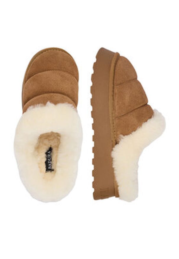 Badura Śniegowce EO-CORA-TS6301-01 Brązowy. Kolor: brązowy. Materiał: skóra, zamsz