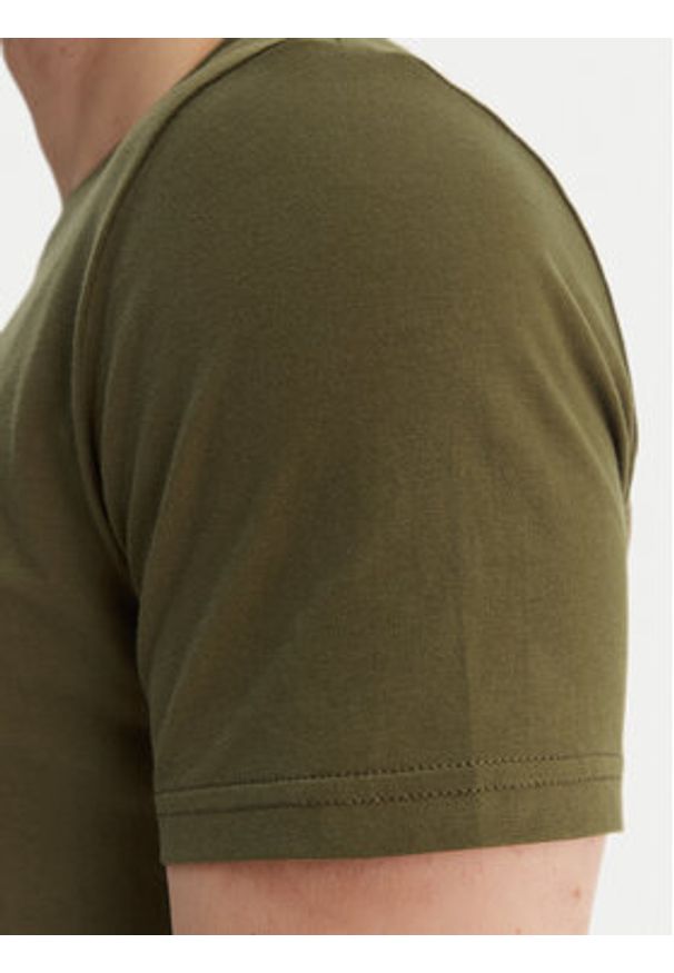 Napapijri T-Shirt Salis NP0A4H8D Zielony Regular Fit. Kolor: zielony. Materiał: bawełna