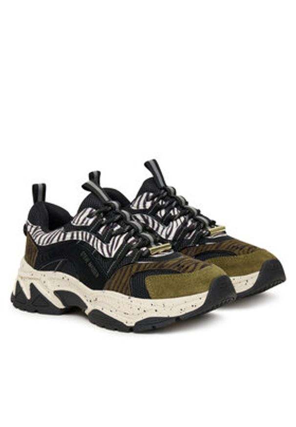 Steve Madden Sneakersy Animates-L SM11004762 Czarny. Kolor: czarny. Materiał: zamsz, skóra