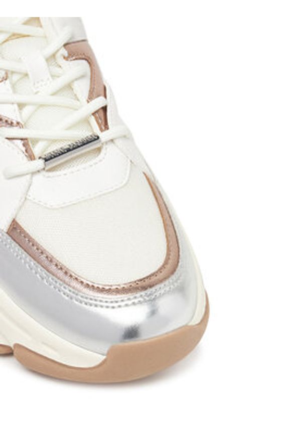 Steve Madden Sneakersy Progressive SM19000096 Srebrny. Kolor: srebrny. Materiał: materiał