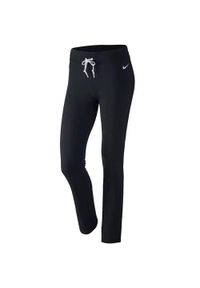 Spodnie treningowe damskie Nike Jersey Pant OH. Kolor: czarny. Materiał: jersey. Sport: fitness