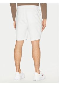 TOMMY HILFIGER - Tommy Hilfiger Szorty sportowe Small Logo MW0MW38698 Biały Regular Fit. Kolor: biały. Materiał: bawełna. Styl: sportowy #5