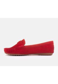 Marco Shoes Mokasyny Vigo czerwone. Kolor: czerwony #10