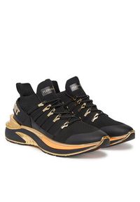 Plein Sport Sneakersy Runner Chrome Surfer PADS USC0579 STE003N Czarny. Kolor: czarny. Materiał: materiał
