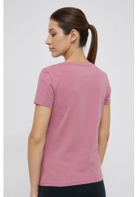 EA7 Emporio Armani - T-shirt 3LTT06.TJCRZ. Okazja: na co dzień. Kolor: różowy. Materiał: dzianina. Wzór: nadruk. Styl: casual #2
