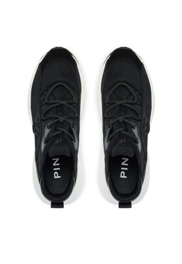 Pinko - PINKO Sneakersy Ariel 10 SS0065T030 Czarny. Kolor: czarny. Materiał: materiał