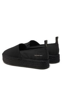 Calvin Klein Jeans Espadryle Platform Espadrille Mix Ml Mtl YW0YW01622 Czarny. Kolor: czarny. Materiał: materiał. Obcas: na platformie #5