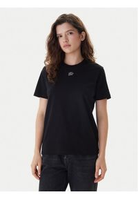Karl Lagerfeld - KARL LAGERFELD T-Shirt B1W17091 Czarny Regular Fit. Typ kołnierza: dekolt w karo. Kolor: czarny. Materiał: bawełna #1