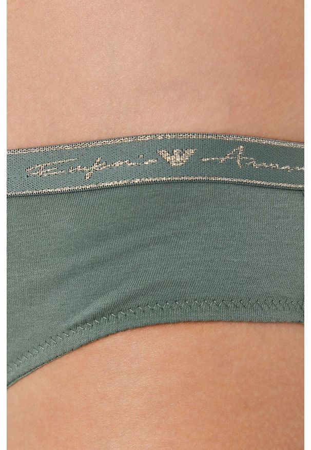 Emporio Armani Underwear Figi. Materiał: materiał, dzianina. Wzór: gładki