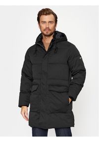 Pepe Jeans Płaszcz zimowy Brad PM402846 Czarny Regular Fit. Kolor: czarny. Materiał: syntetyk. Sezon: zima