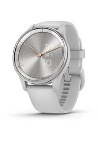 GARMIN - Zegarek sportowy Garmin Vivomove Trend Srebrny (010-02665-03). Kolor: srebrny. Styl: sportowy