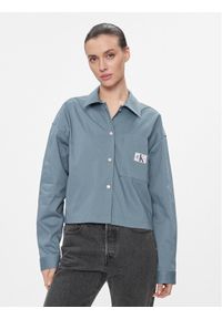Calvin Klein Jeans Koszula J20J223241 Niebieski Oversize. Kolor: niebieski. Materiał: bawełna #1