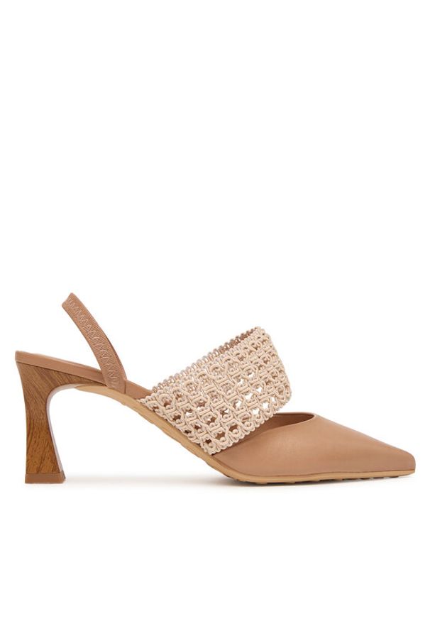 Hispanitas Czółenka HV264779 C002 Beżowy. Kolor: beżowy. Materiał: skóra