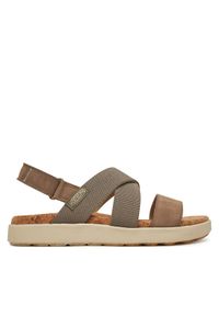 keen - Keen Sandały Elle Criss Cross 1028630 Szary. Kolor: szary. Materiał: skóra, nubuk