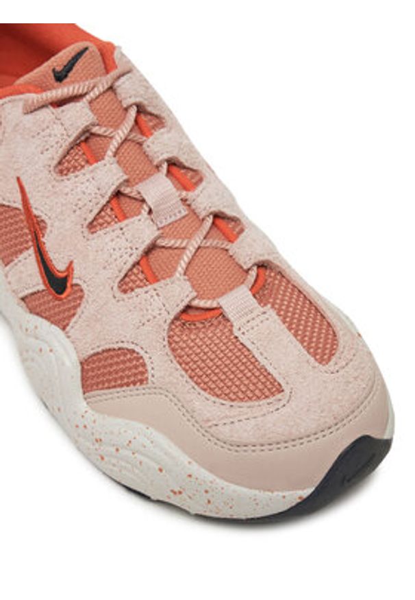 Nike Sneakersy Tech Hera DR9761 Różowy. Kolor: różowy. Materiał: zamsz, skóra