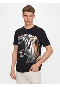 Hugo T-Shirt 50494577 Czarny Regular Fit. Kolor: czarny. Materiał: bawełna