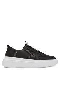 skechers - Skechers Sneakersy Cordova Classic 185081/BKW Czarny. Kolor: czarny. Materiał: skóra