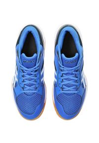Buty męskie do siatkówki Asics Gel-Task MT3. Kolor: biały, wielokolorowy, niebieski. Materiał: guma, materiał, syntetyk. Sport: siatkówka