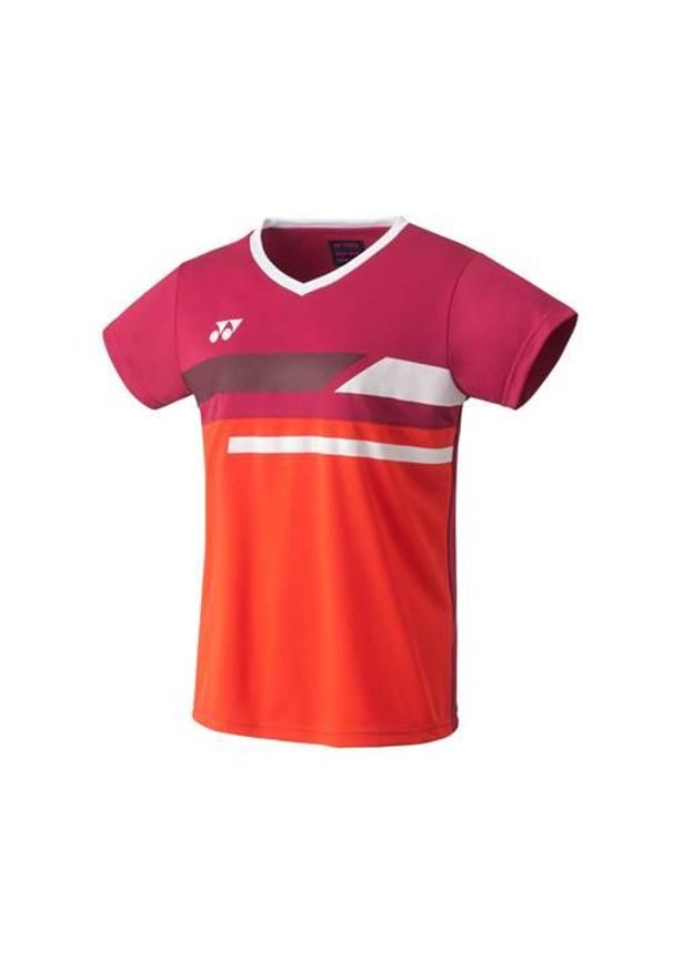 YONEX - Koszulka sportowa damska Yonex Club Team 2023. Kolor: wielokolorowy. Materiał: poliester. Długość rękawa: krótki rękaw. Długość: krótkie