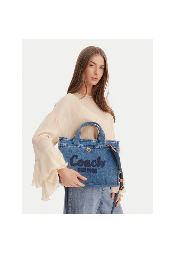Torebka Coach. Kolor: niebieski