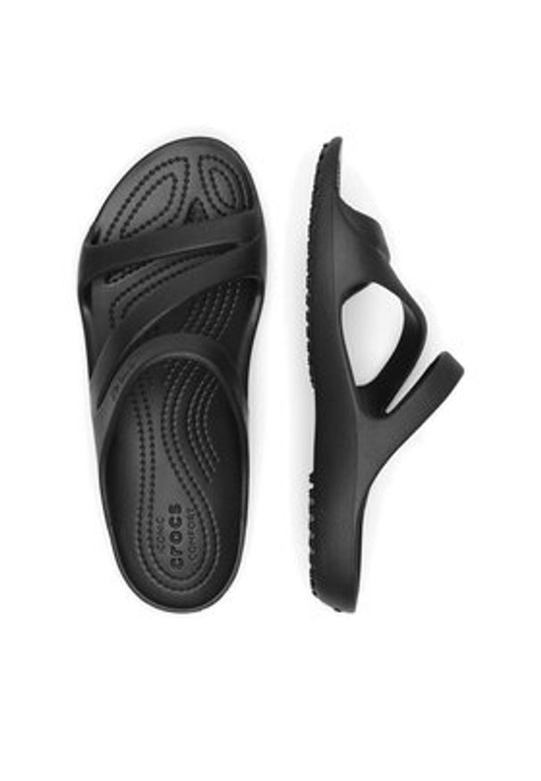 Crocs Klapki KADEE II SANDAL W 206756-001 Czarny. Kolor: czarny. Materiał: materiał, syntetyk
