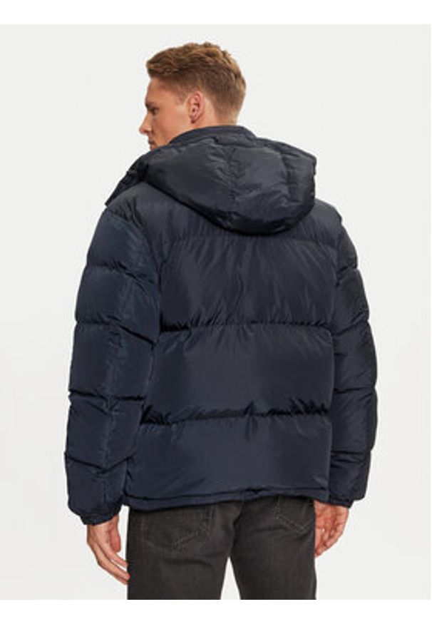 Tommy Jeans Kurtka puchowa Alaska DM0DM19537 Granatowy Loose Fit. Kolor: niebieski. Materiał: syntetyk