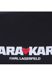 Karl Lagerfeld - KARL LAGERFELD Saszetka nerka 226W3011 Czarny. Kolor: czarny. Materiał: materiał