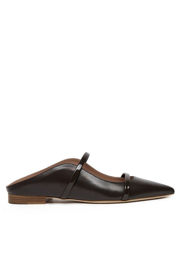MALONE SOULIERS Klapki Maureen Flat 330 Brązowy. Kolor: brązowy. Materiał: skóra